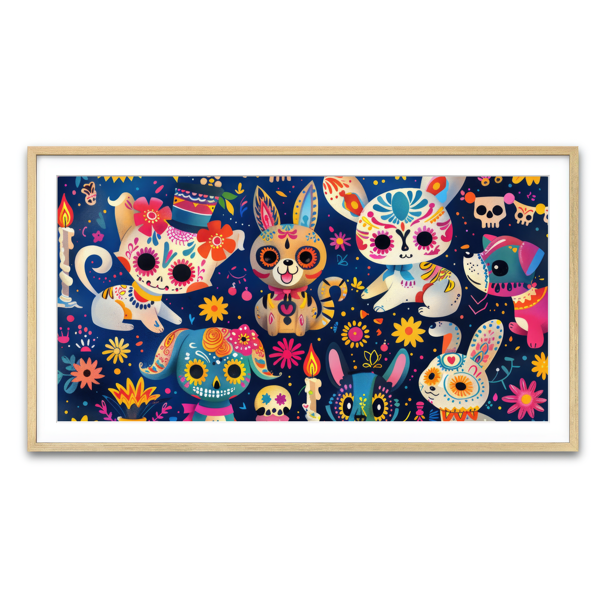 Framed Print 2x1 Natural