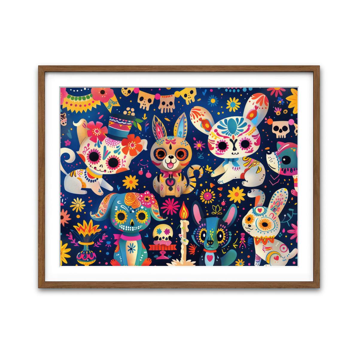 Framed Print 4x3 Walnut