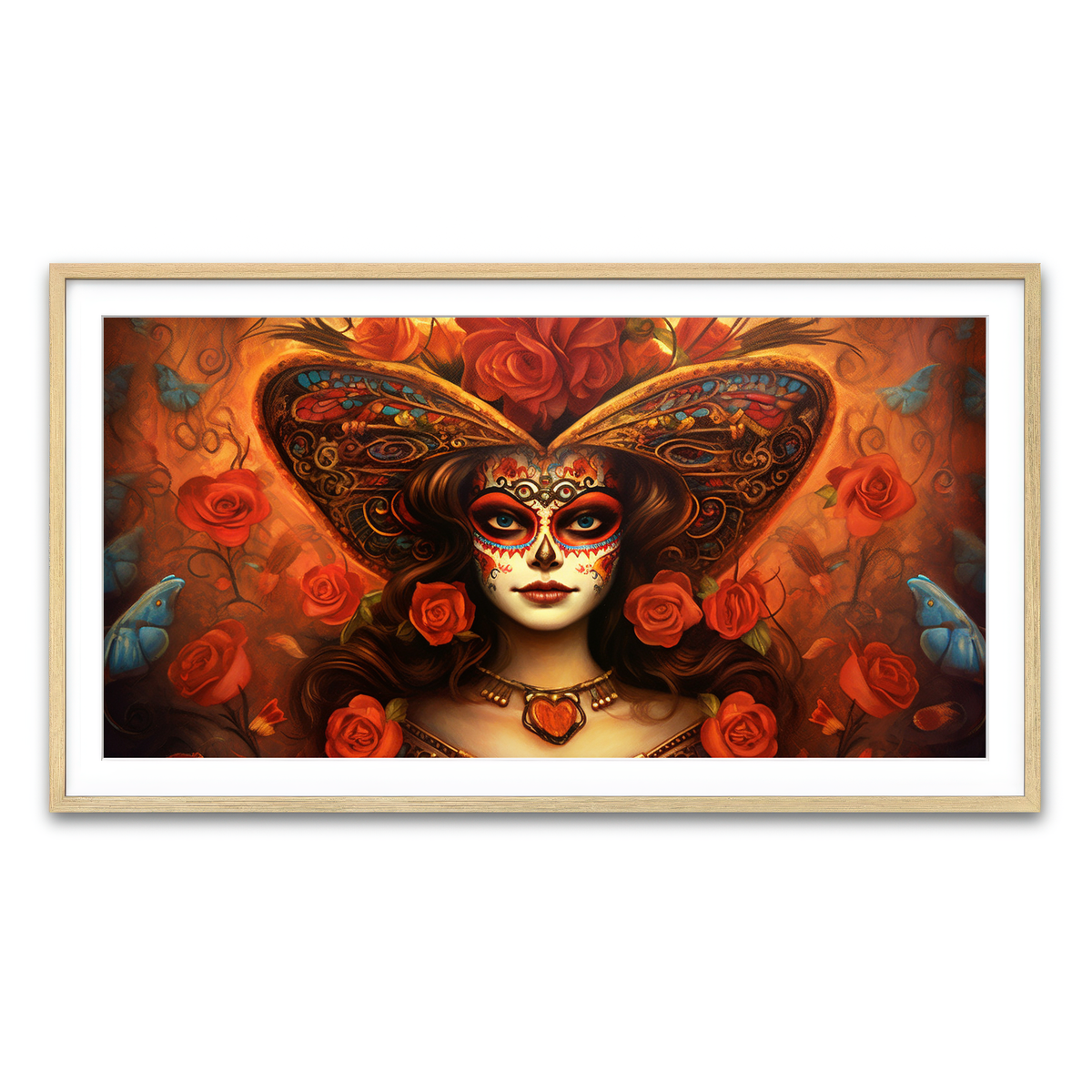 Framed Print 2x1 Natural