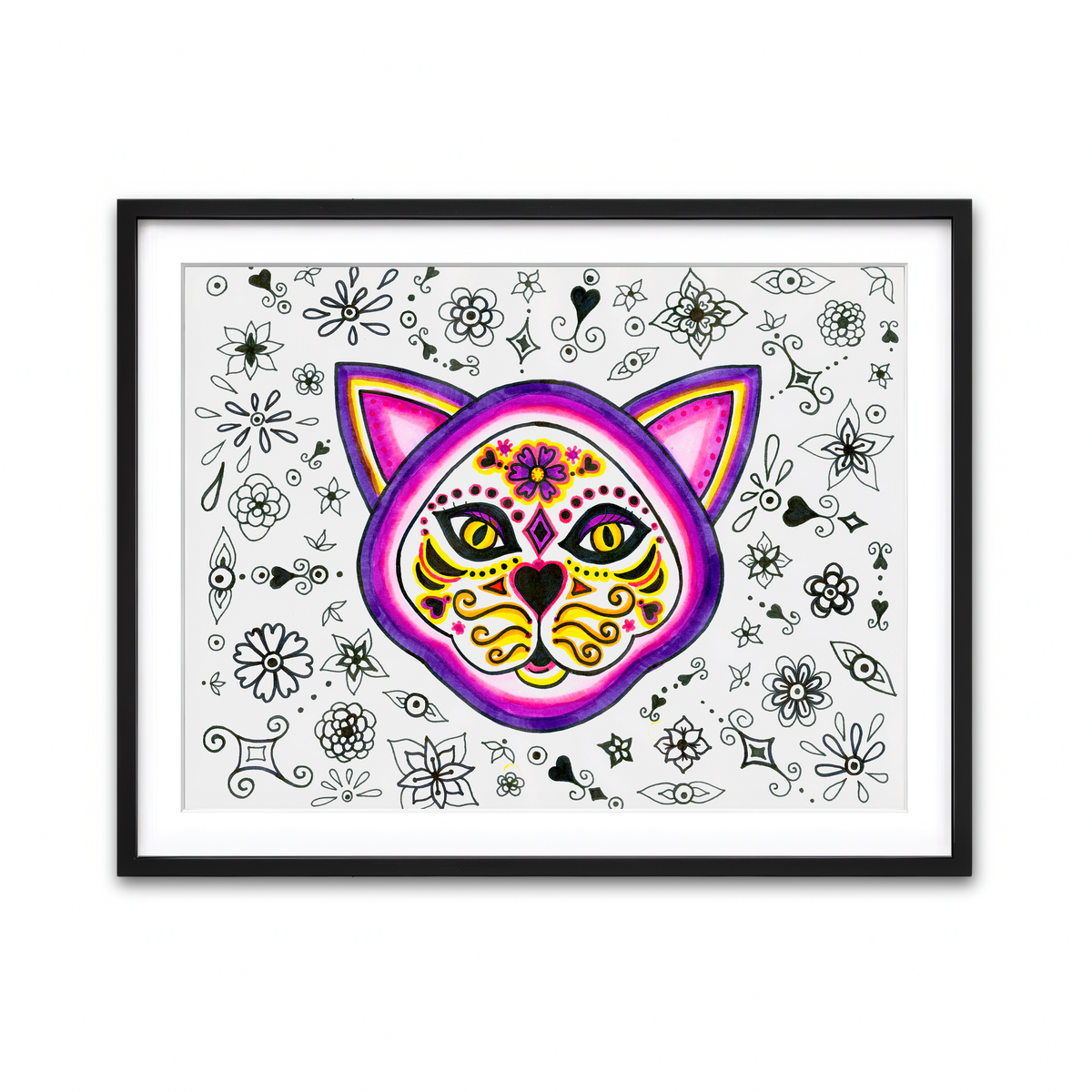 Framed Print 4x3 Black