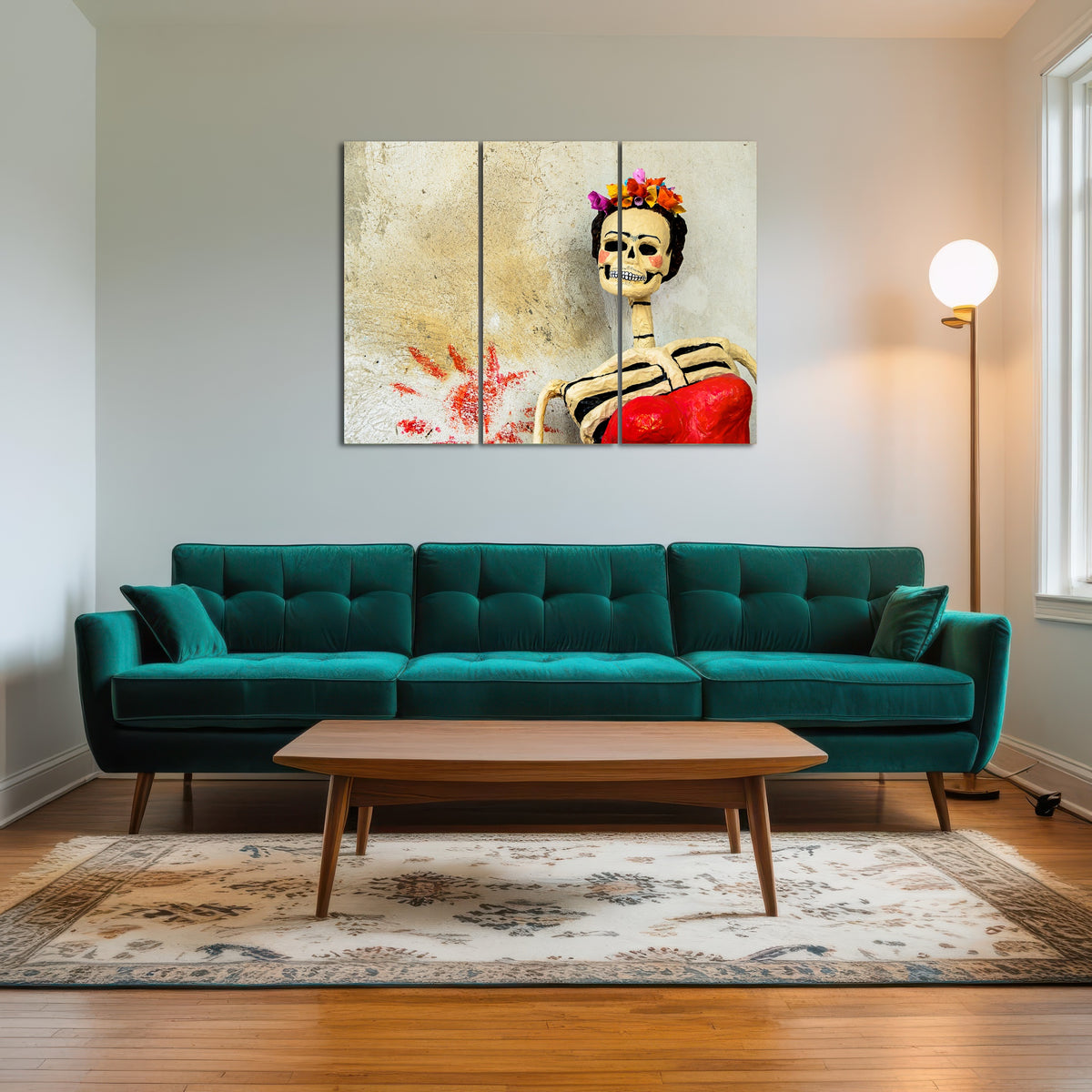 AUTO-MOCKUP ROOM | Day of the dead Catrina Skeleton