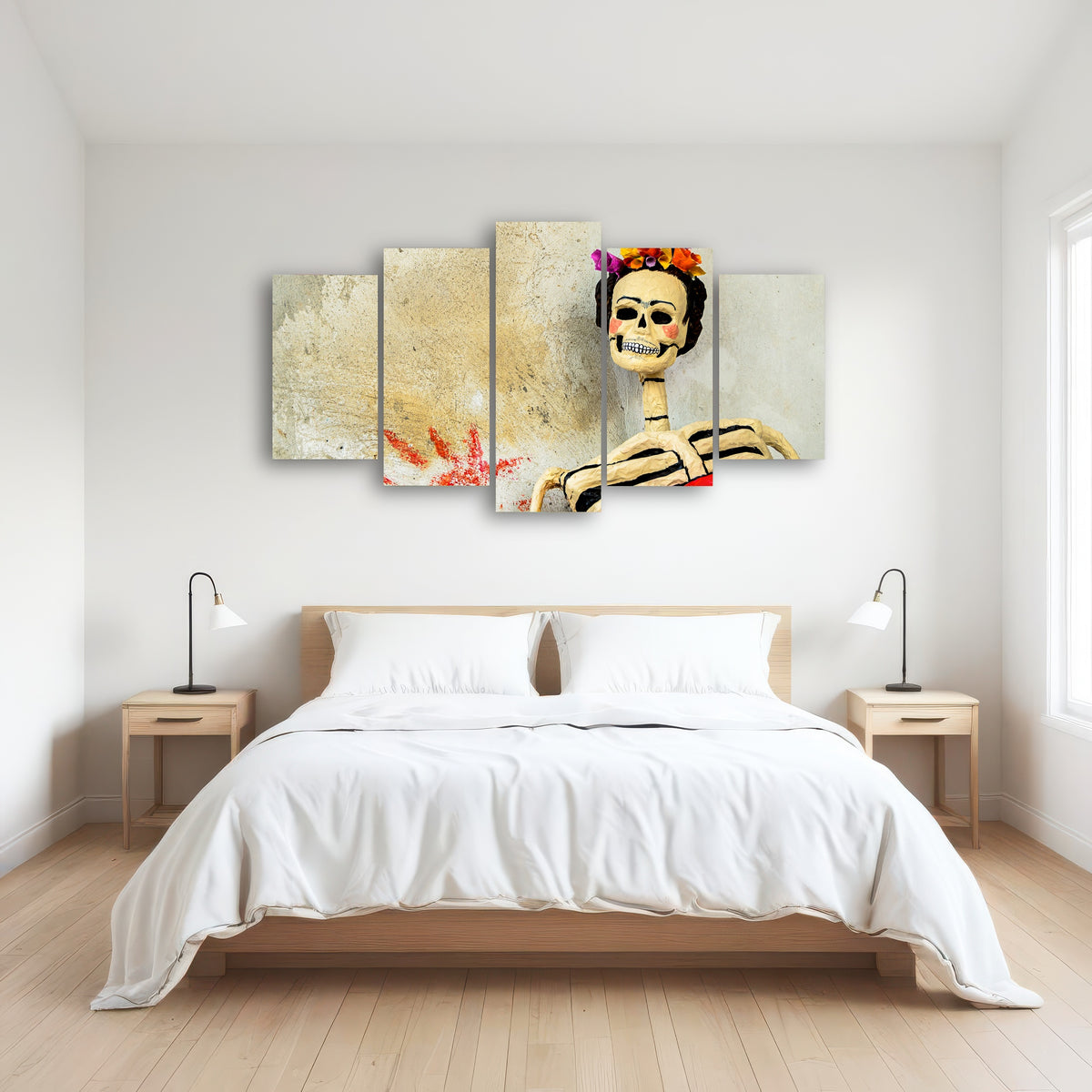 AUTO-MOCKUP ROOM | Day of the dead Catrina Skeleton
