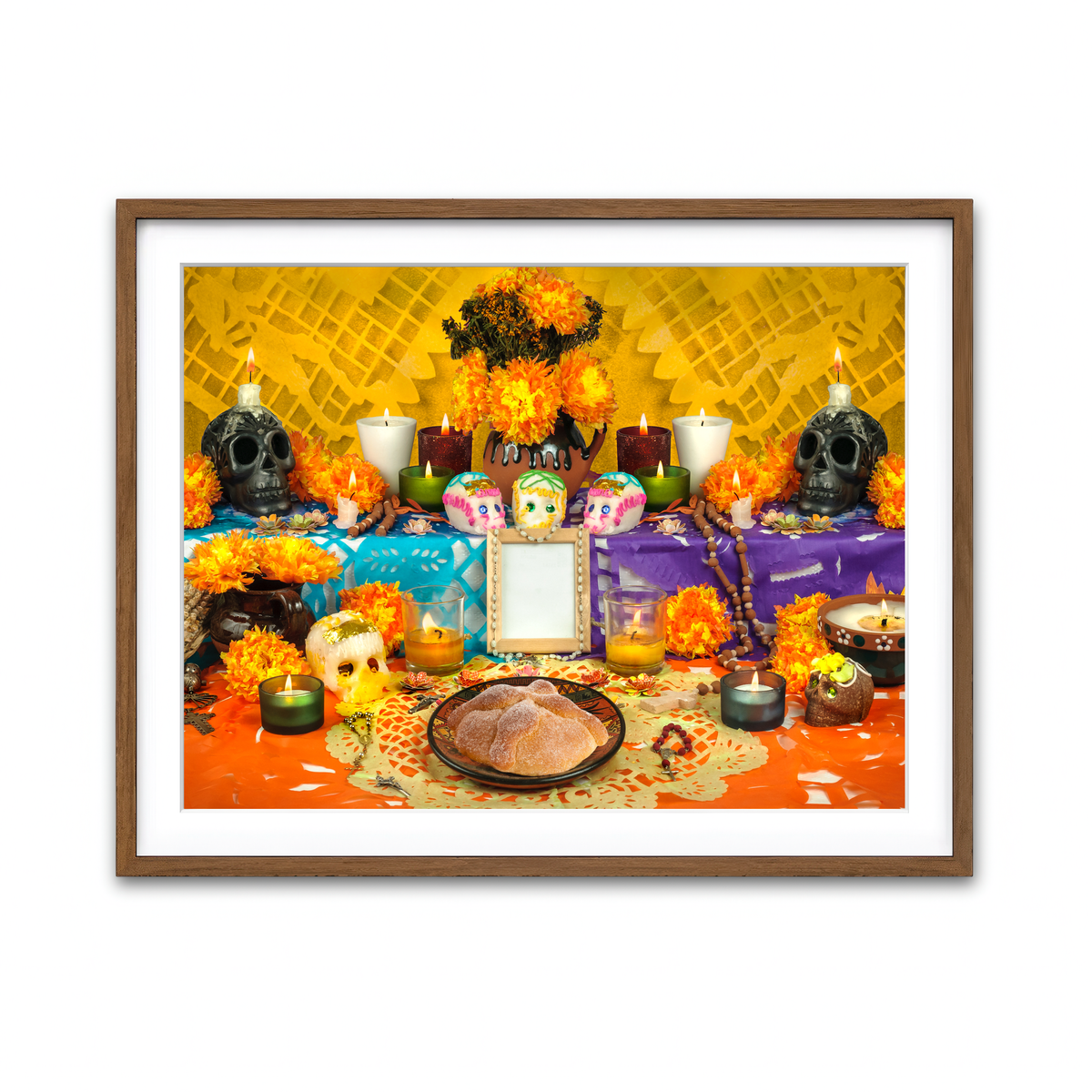 Framed Print 4x3 Walnut