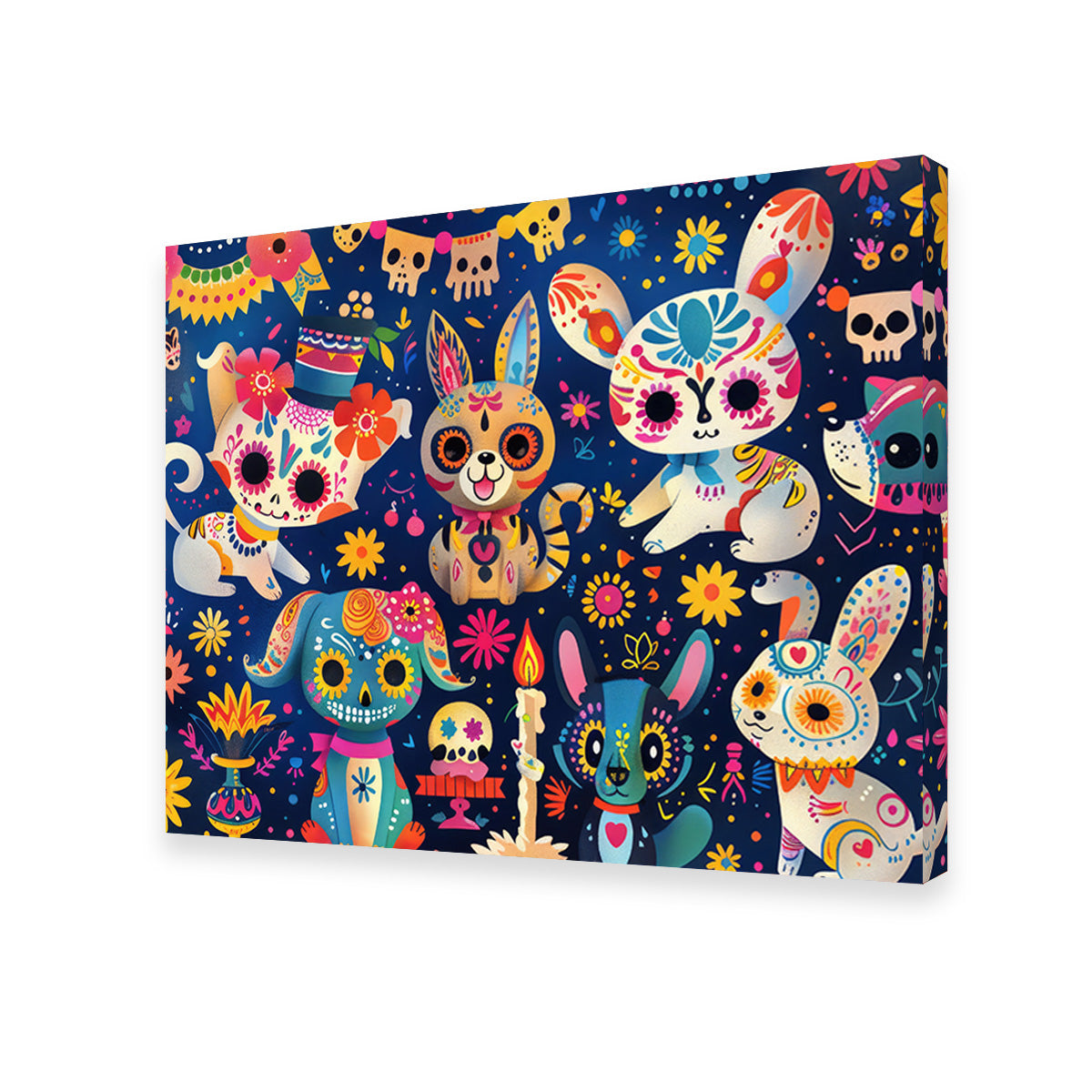 Day of the Dead Animals Wall Art