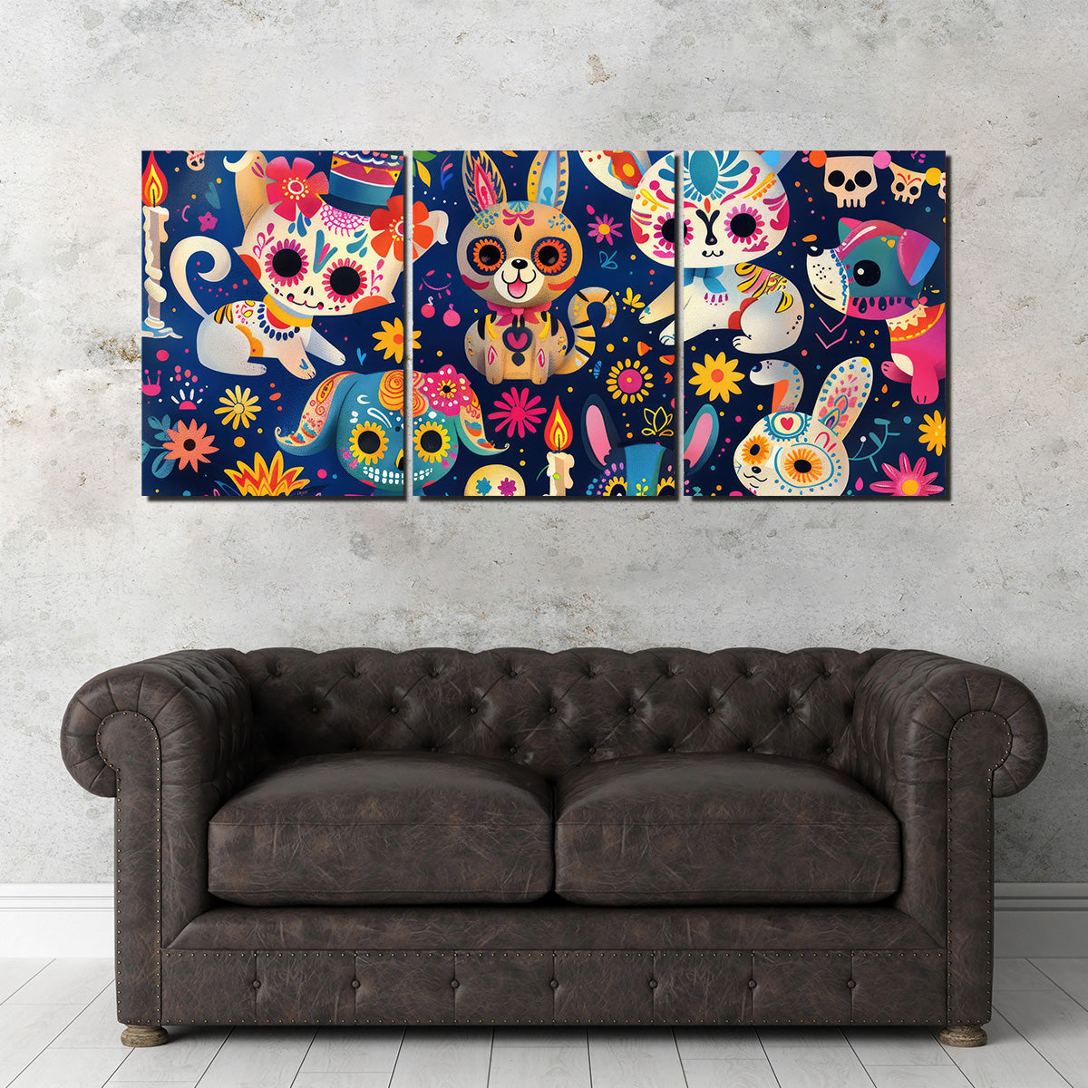 Day of the Dead Animals Wall Art