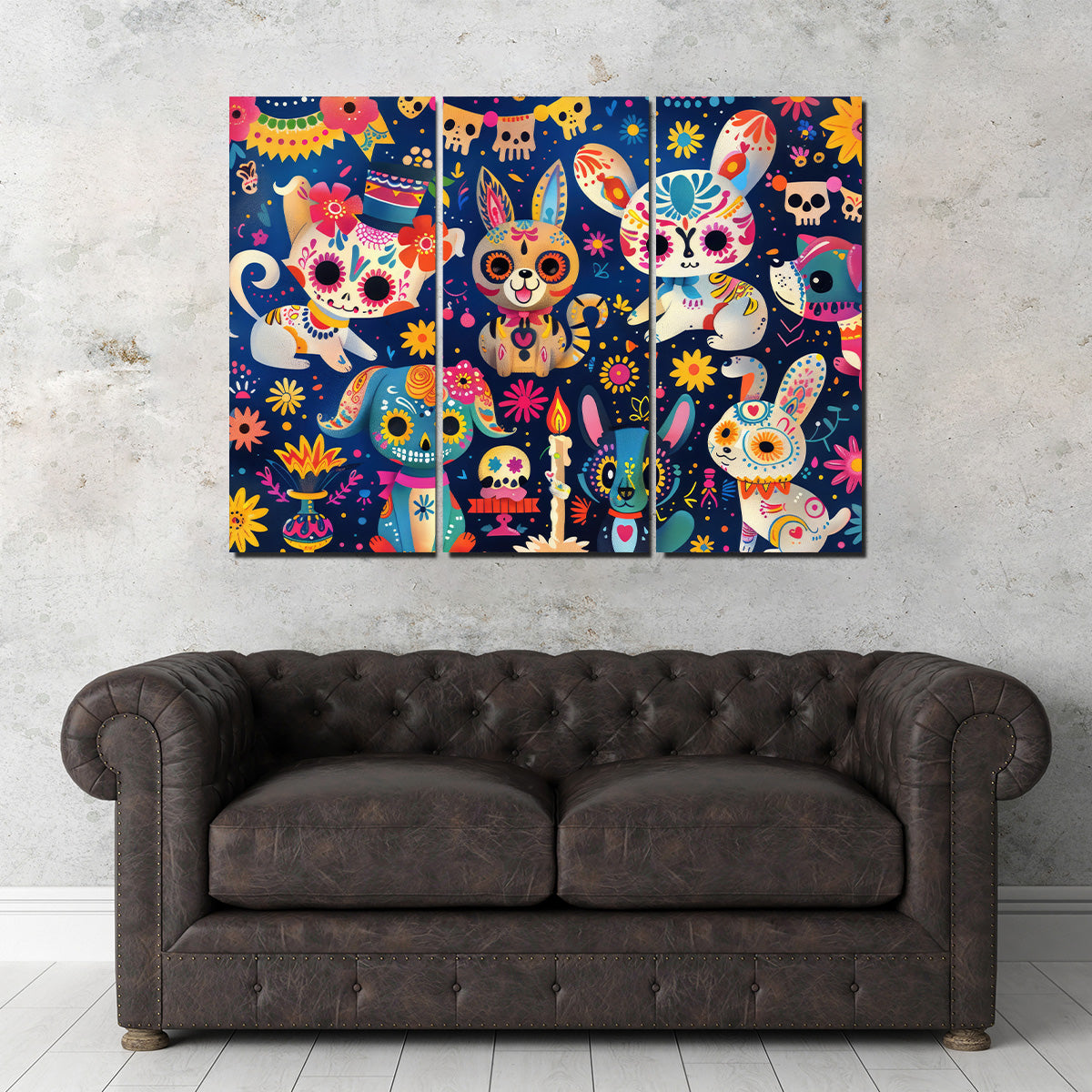 Day of the Dead Animals Wall Art