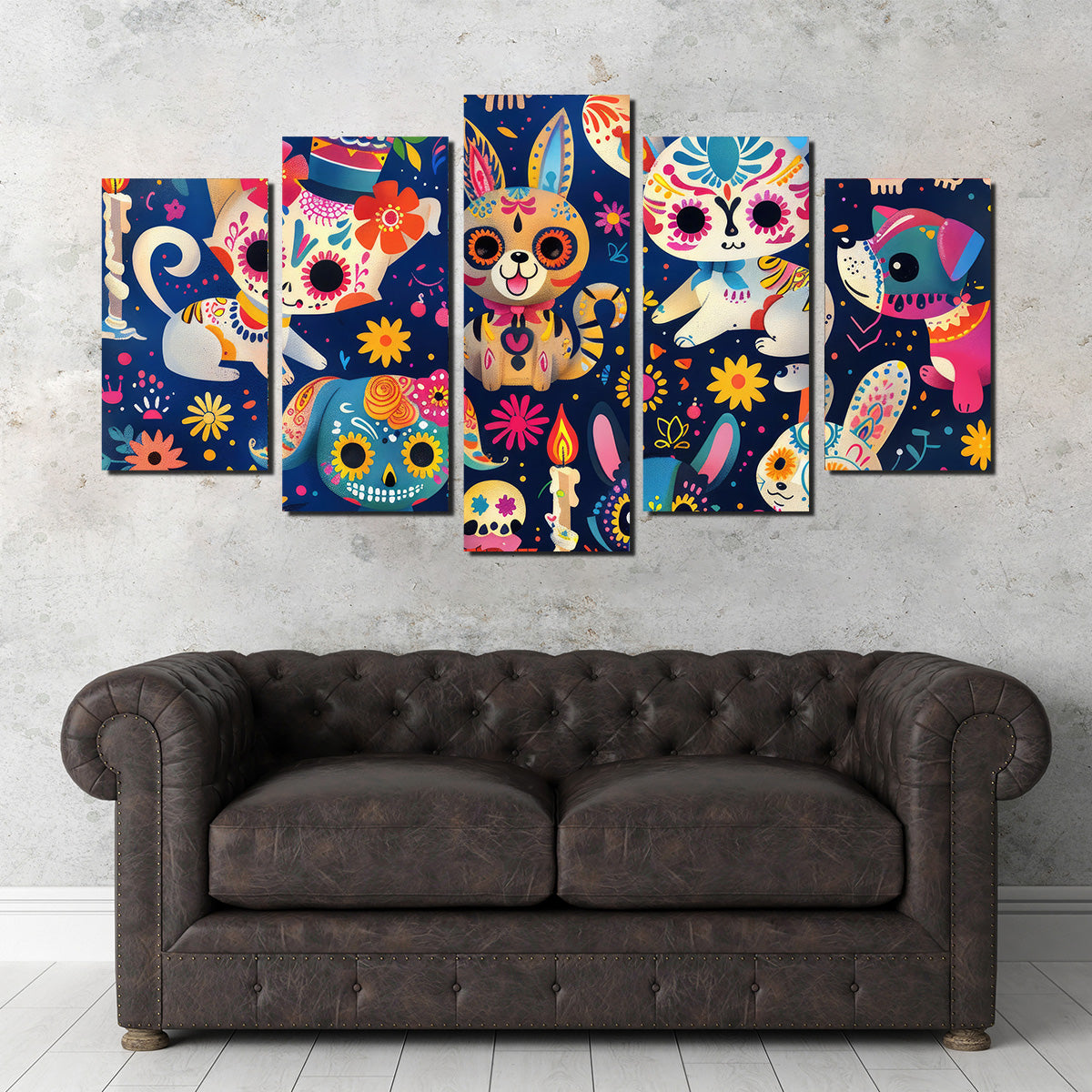 Day of the Dead Animals Wall Art