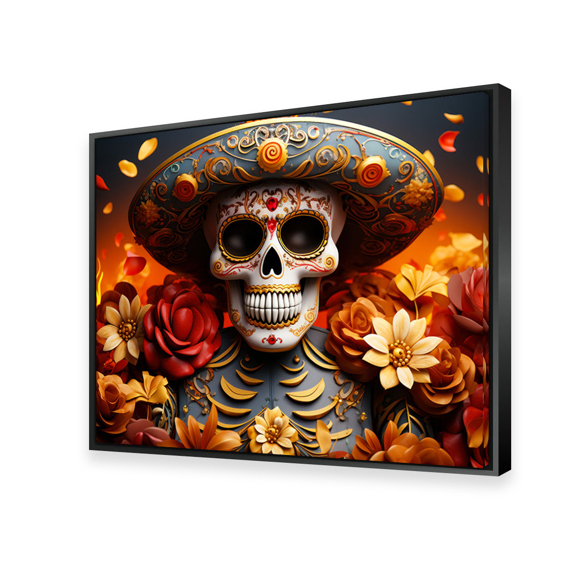Day of the Dead Skull Wall Art