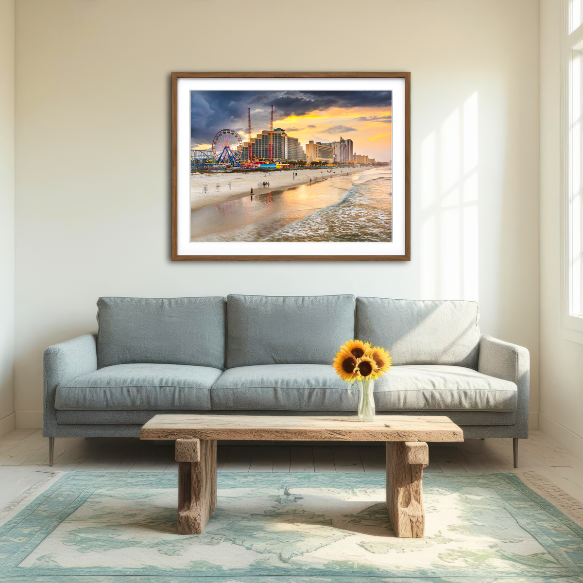 AUTO-MOCKUP ROOM | Daytona Beach Wall Art