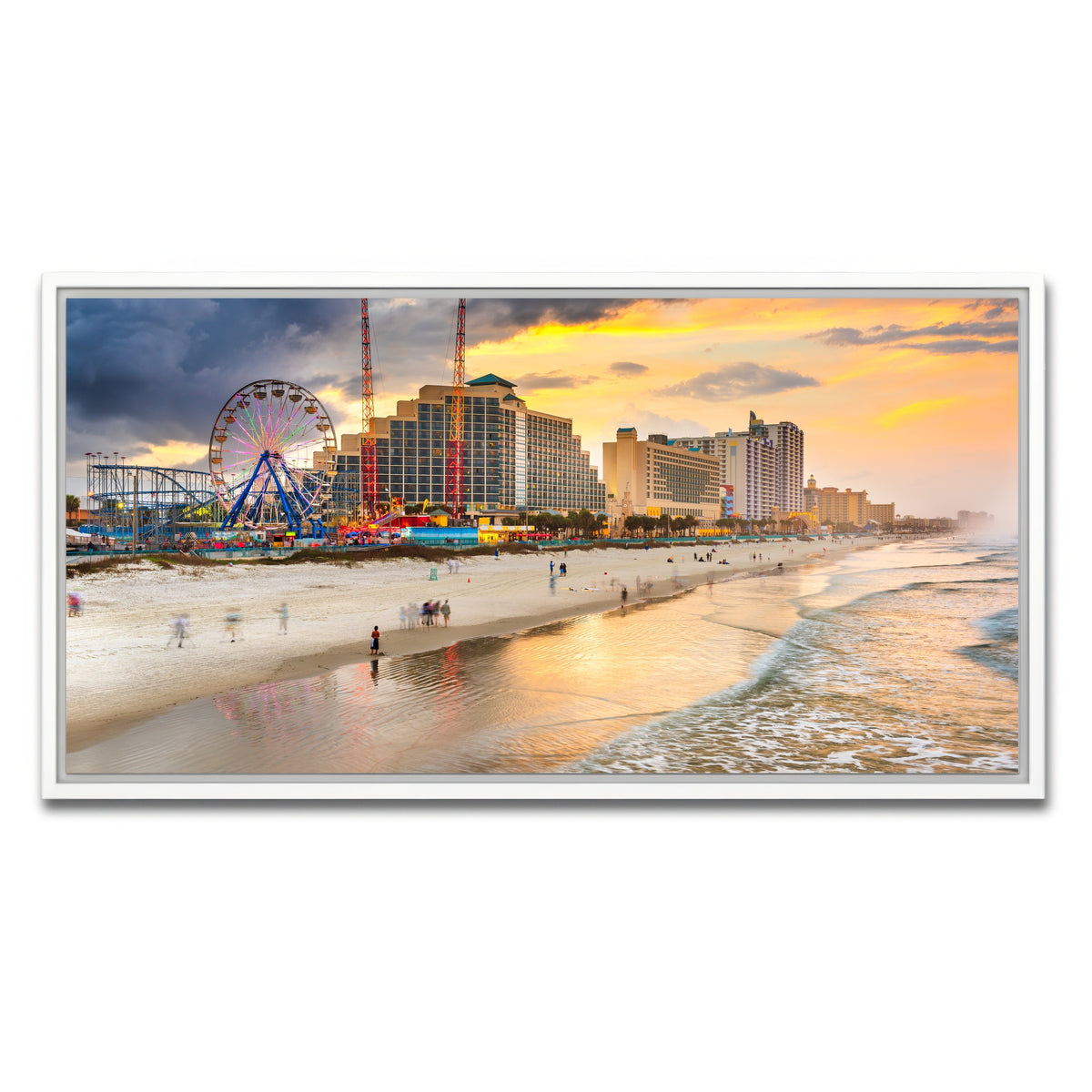 AUTO-MOCKUP WHITE | Daytona Beach | 1 Piece | White Framed Canvas | group=2x1