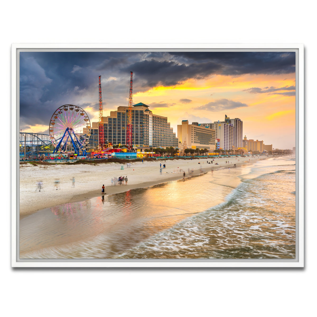 AUTO-MOCKUP WHITE | Daytona Beach | 1 Piece | White Framed Canvas | group=4x3