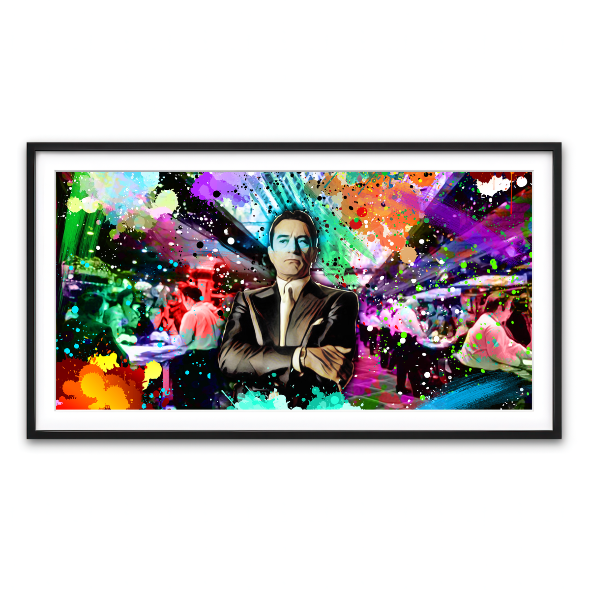 Framed Print 2x1 Black