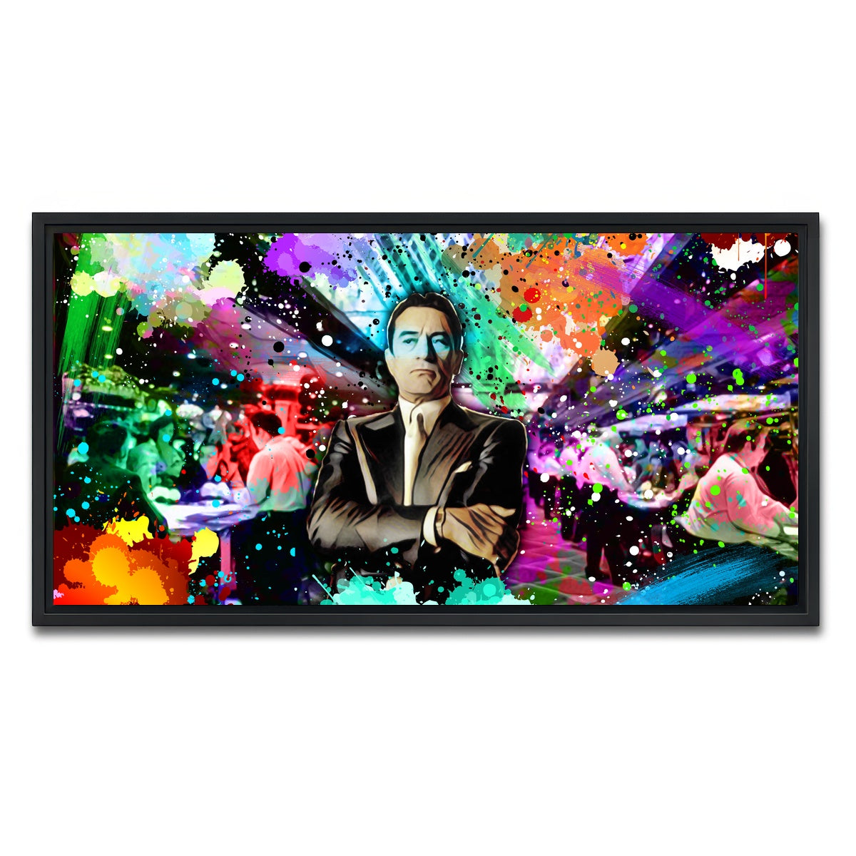 AUTO-MOCKUP WHITE | De Niro Casino | 1 Piece | Black Framed Canvas | group=2x1