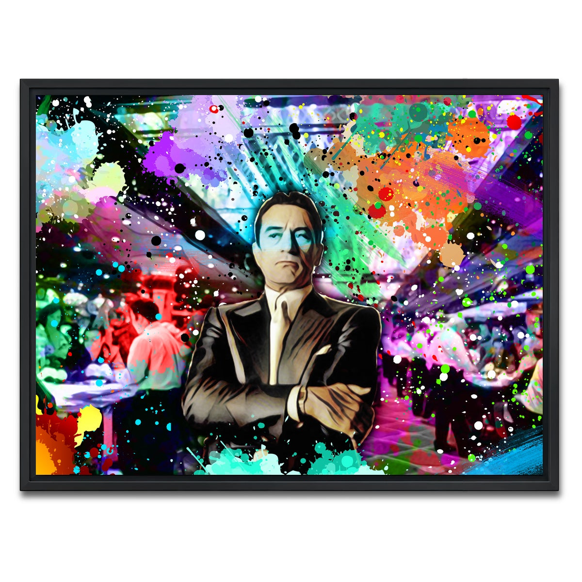 AUTO-MOCKUP WHITE | De Niro Casino | 1 Piece | Black Framed Canvas | group=4x3