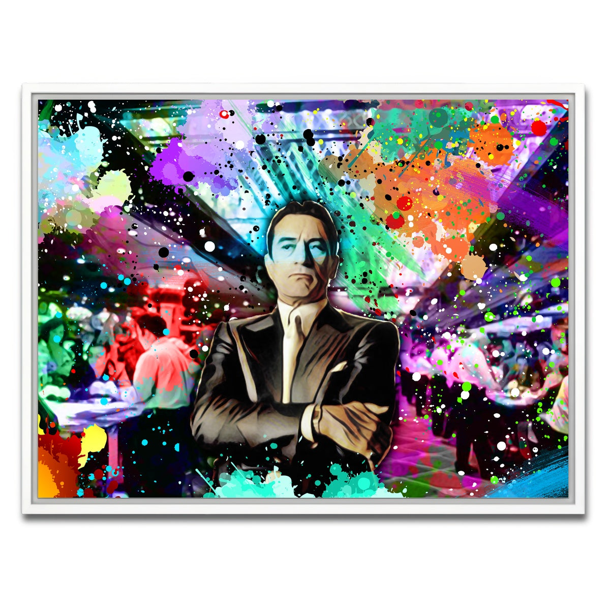 AUTO-MOCKUP WHITE | De Niro Casino | 1 Piece | White Framed Canvas | group=4x3