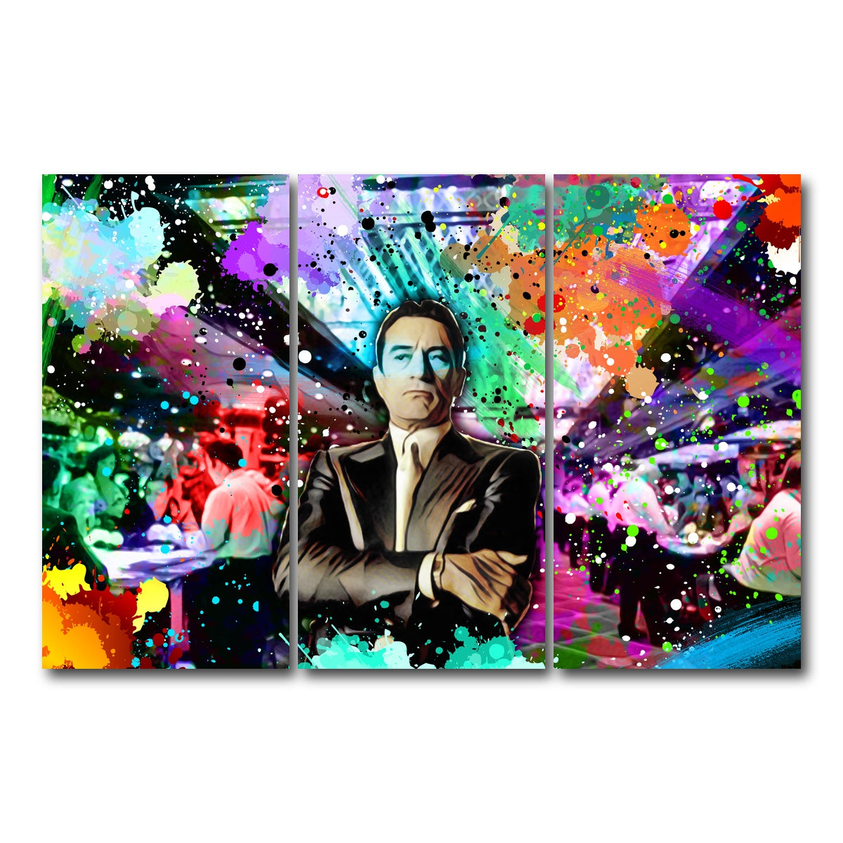 AUTO-MOCKUP WHITE | De Niro Casino | 3 Piece | Gallery Wrap Canvas | group=12x24
