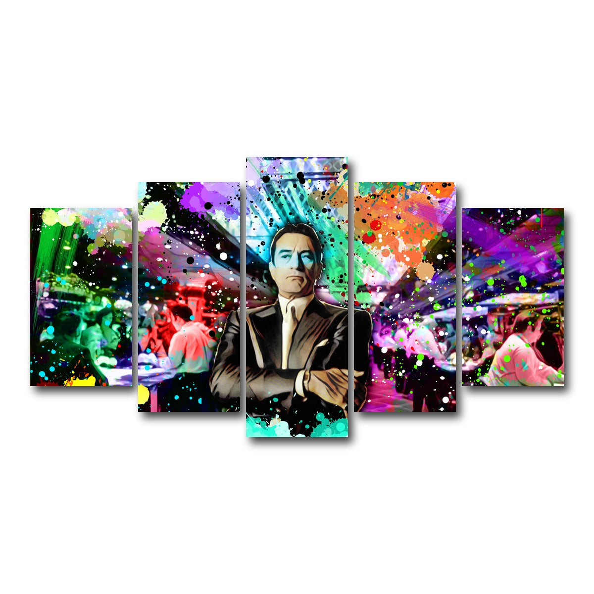 AUTO-MOCKUP WHITE | De Niro Casino | 5 Piece | Gallery Wrap Canvas | group=5_normal