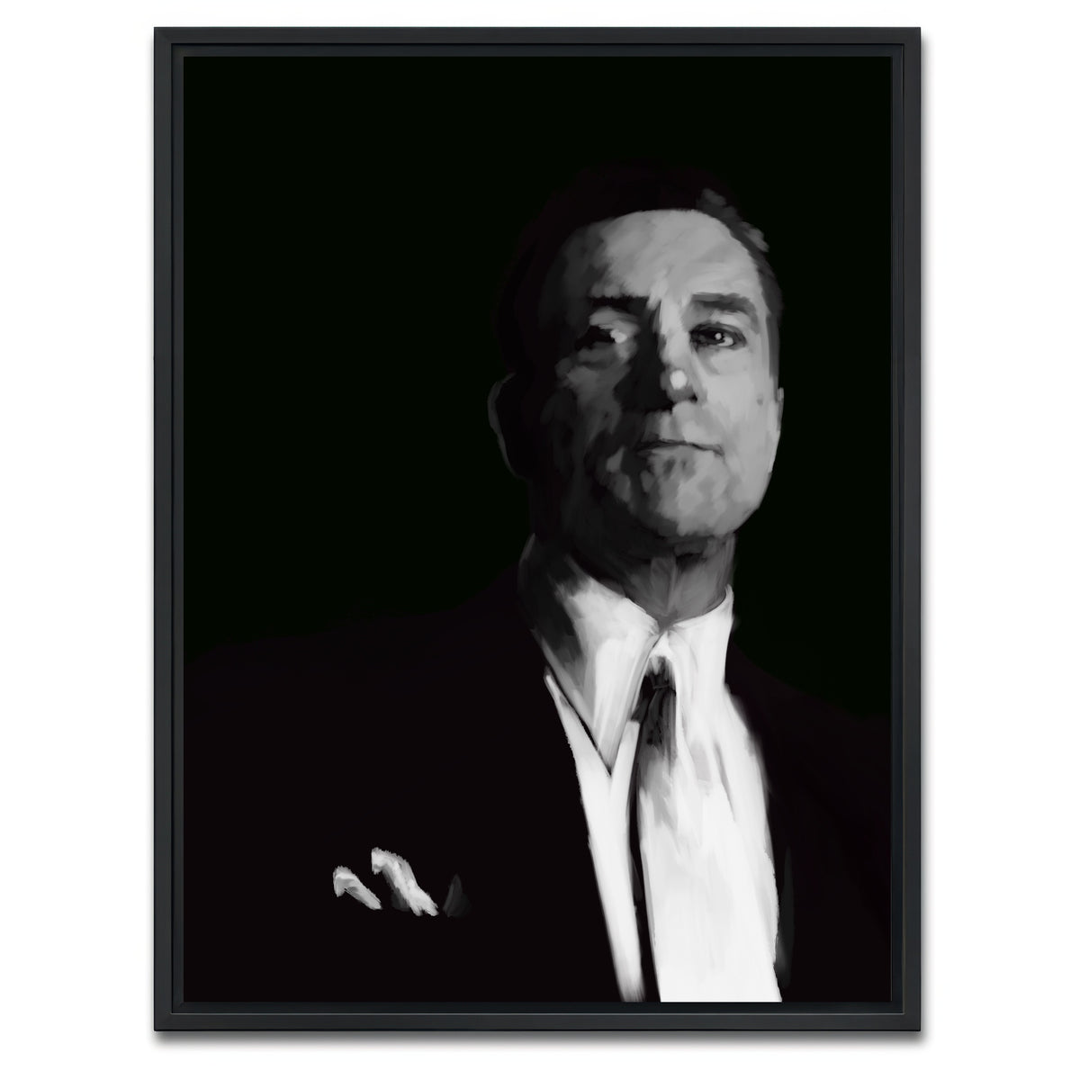 AUTO-MOCKUP WHITE | De Niro | 1 Piece | Black Framed Canvas | group=3x4