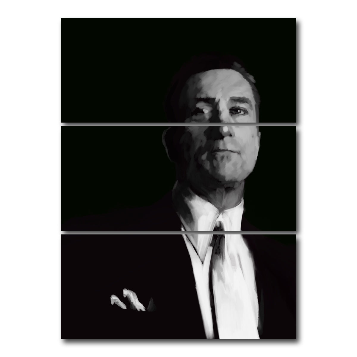 AUTO-MOCKUP WHITE | De Niro | 3 Piece | Gallery Wrap Canvas | group=8x18_stacked