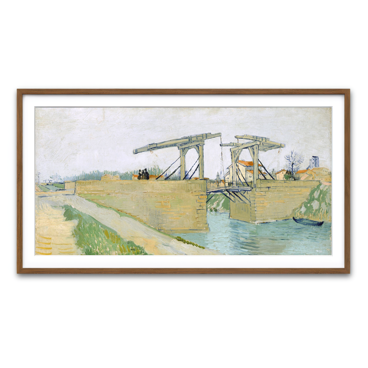 Framed Print 2x1 Walnut