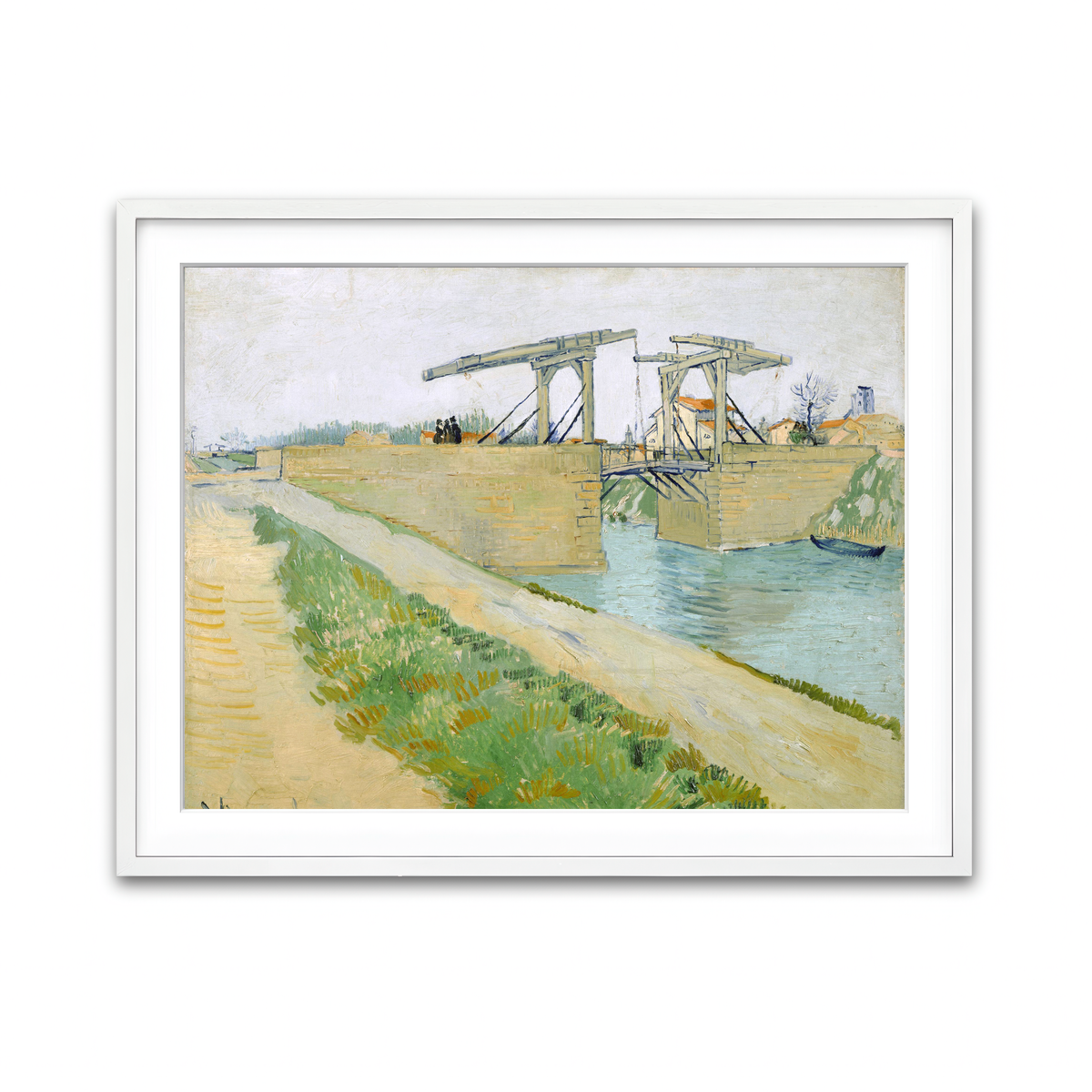 Framed Print 4x3 White