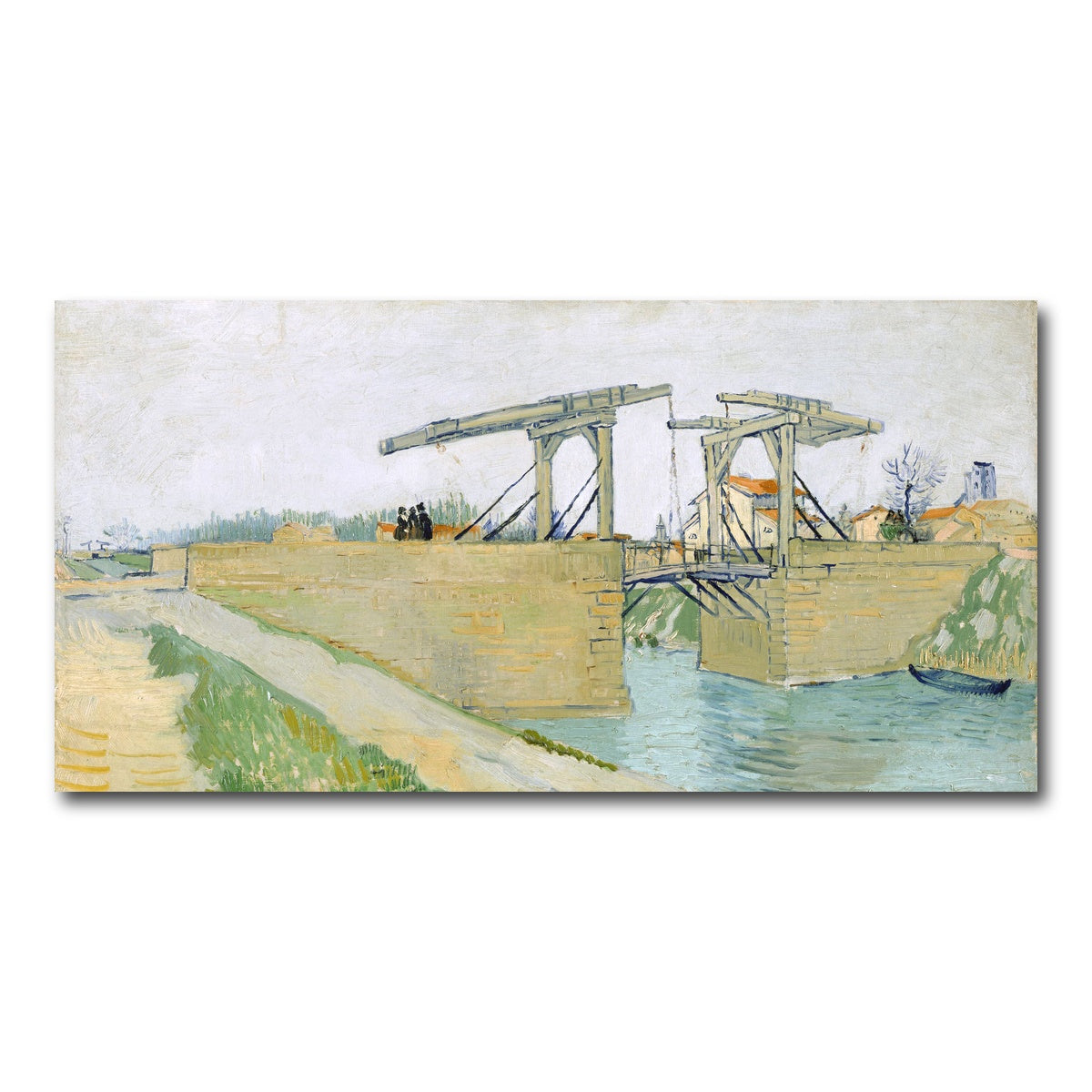 AUTO-MOCKUP WHITE | De brug van Langlois | 1 Piece | Gallery Wrap Canvas | group=2x1