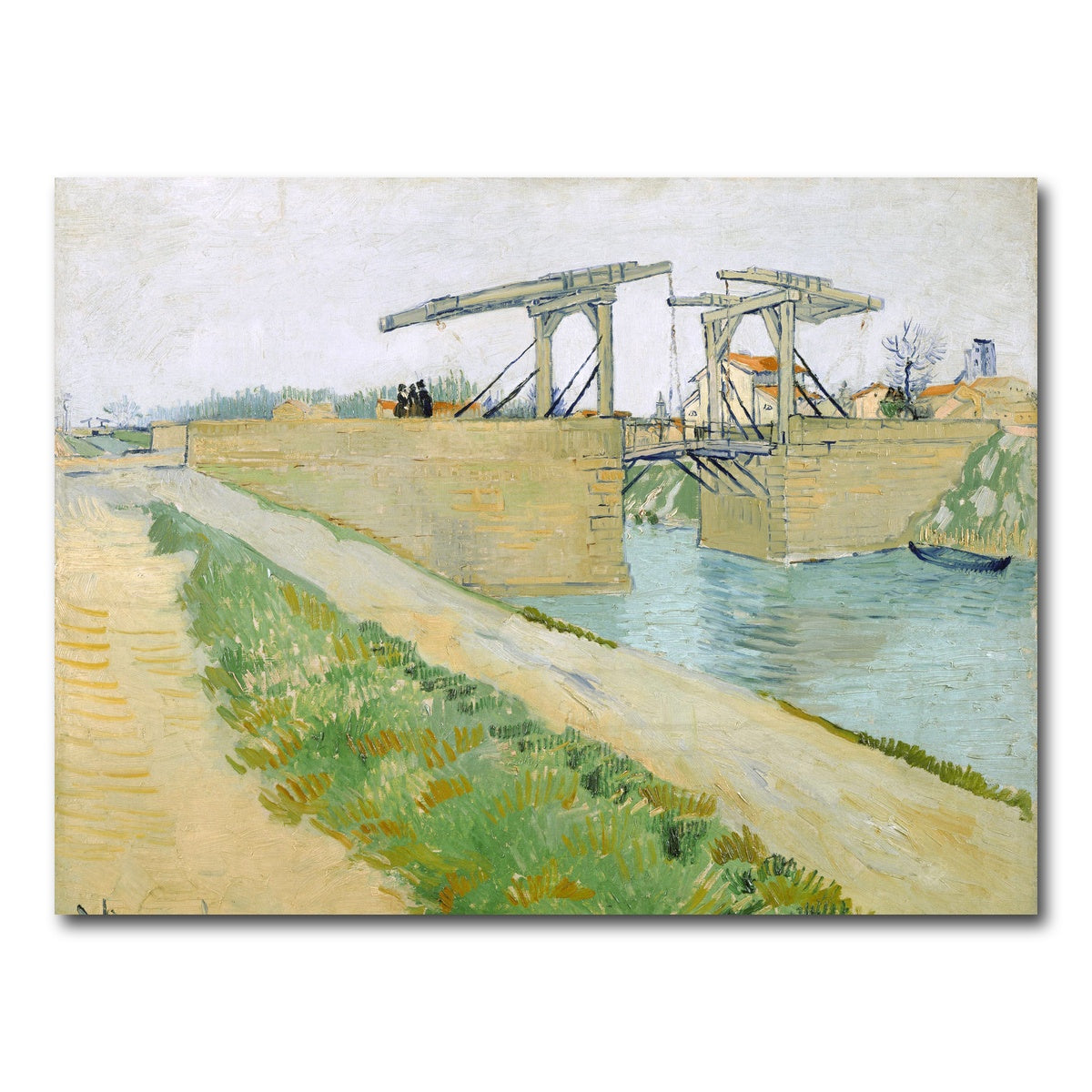 AUTO-MOCKUP WHITE | De brug van Langlois | 1 Piece | Gallery Wrap Canvas | group=4x3