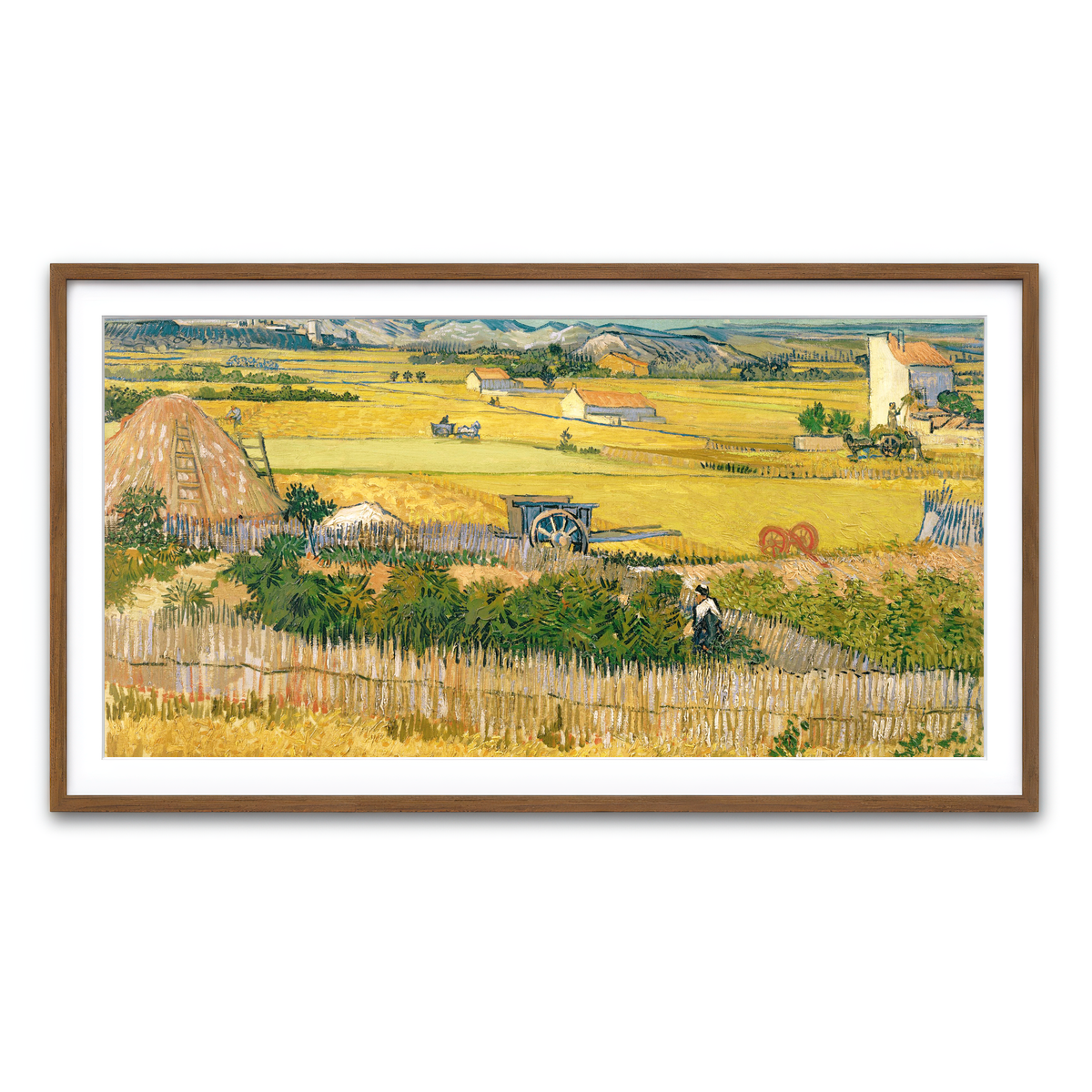 Framed Print 2x1 Walnut