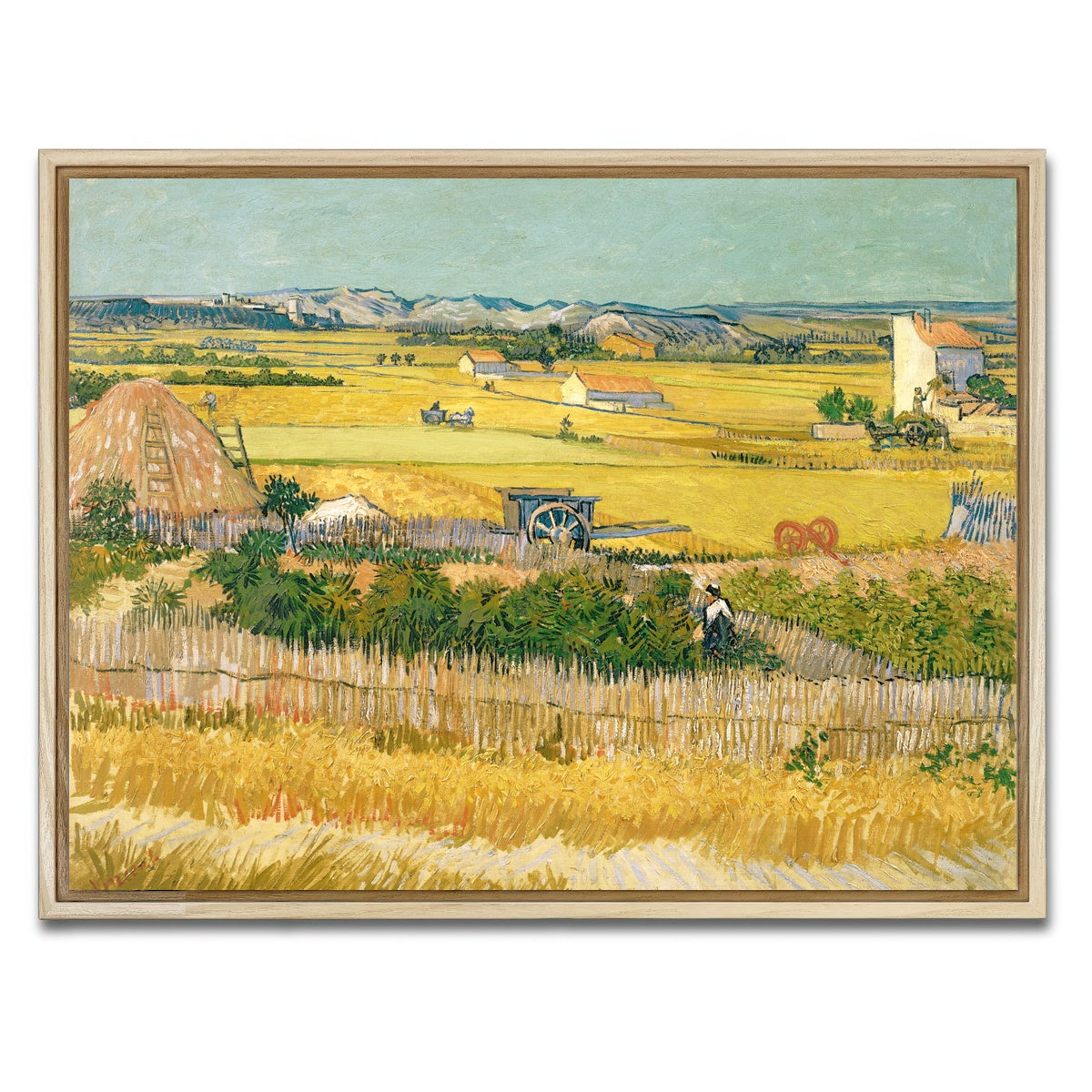 AUTO-MOCKUP WHITE | De oogst | 1 Piece | Natural Framed Canvas | group=4x3