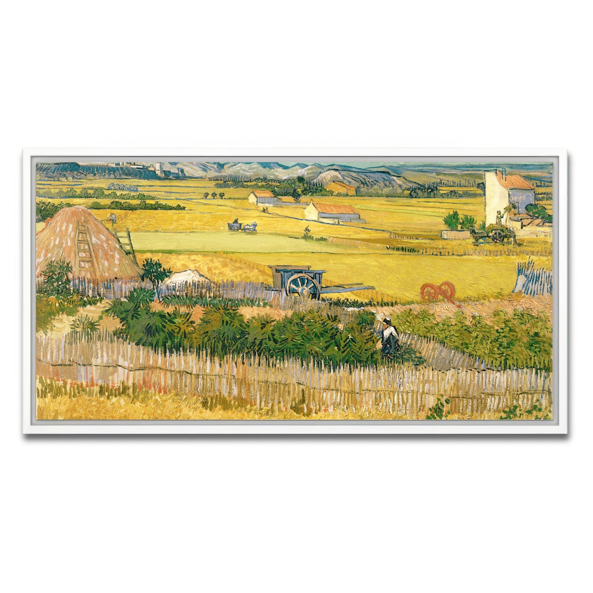 AUTO-MOCKUP WHITE | De oogst | 1 Piece | White Framed Canvas | group=2x1