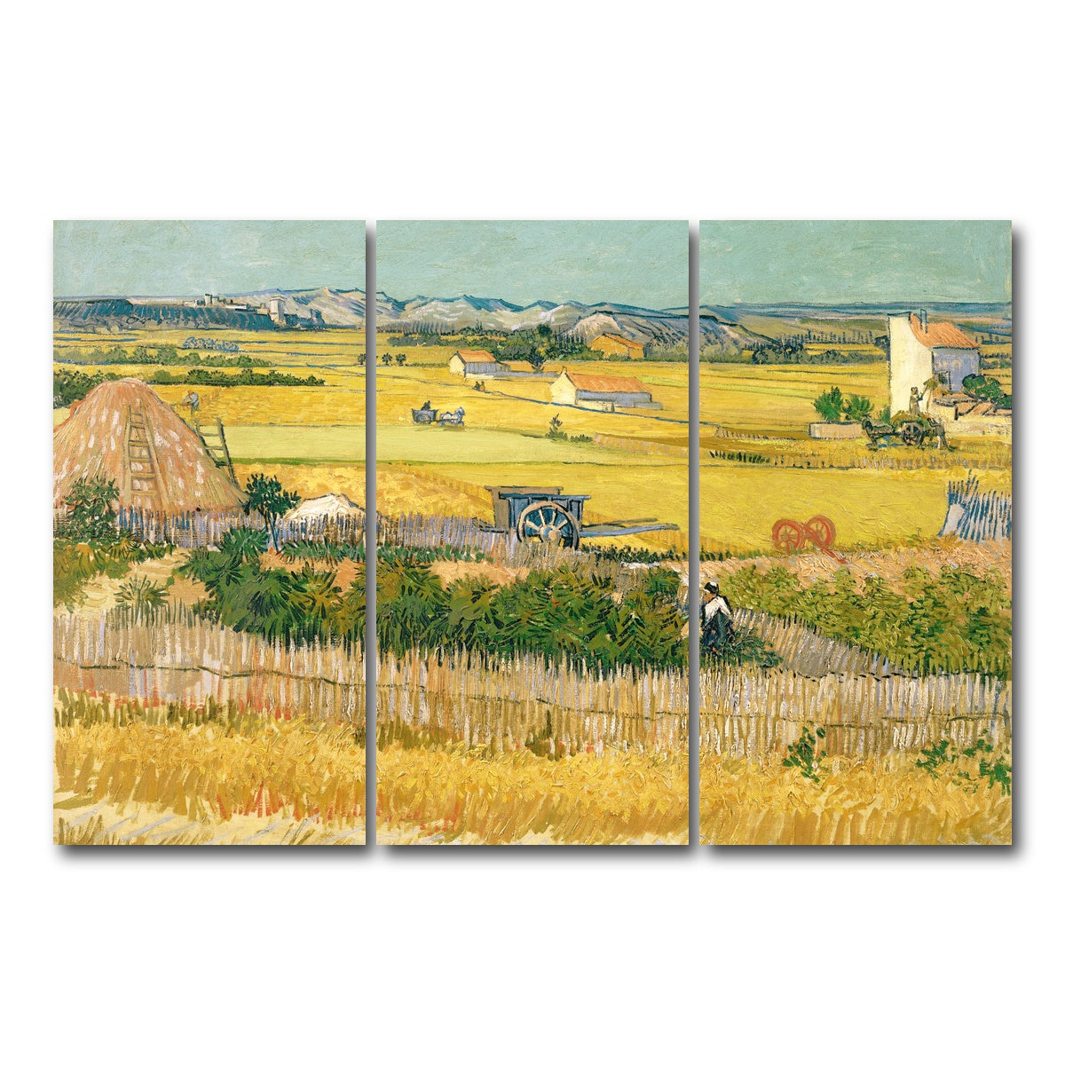 AUTO-MOCKUP WHITE | De oogst | 3 Piece | Gallery Wrap Canvas | group=12x24