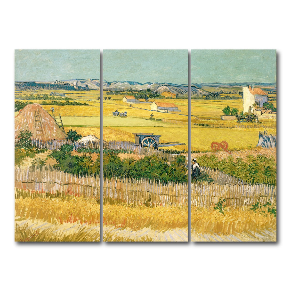 AUTO-MOCKUP WHITE | De oogst | 3 Piece | Gallery Wrap Canvas | group=8x18