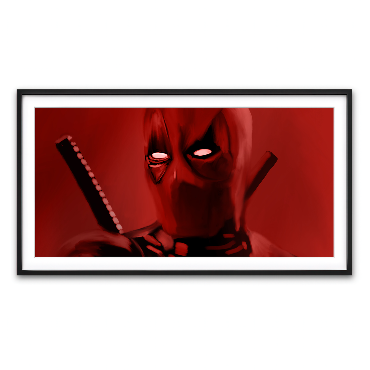 Framed Print 2x1 Black