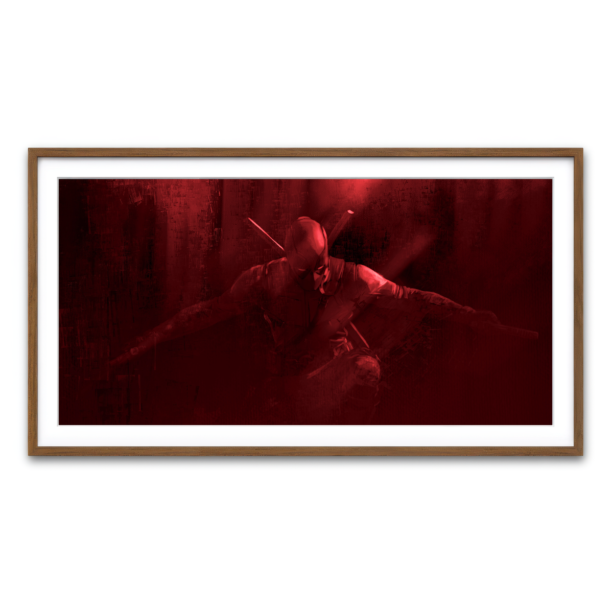 Framed Print 2x1 Walnut