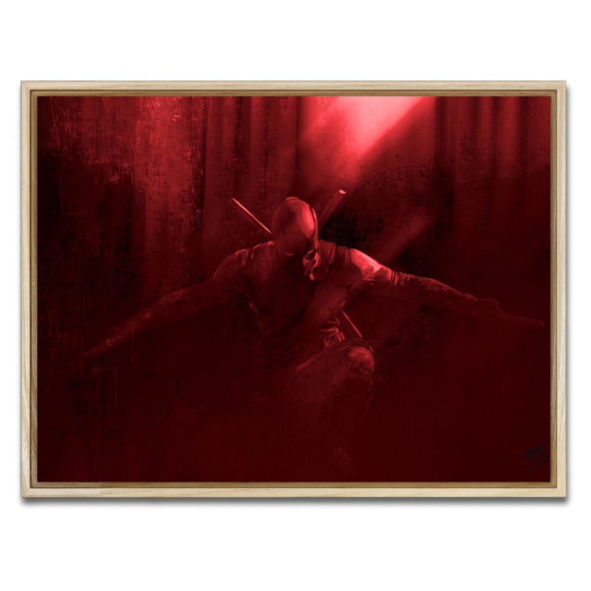 AUTO-MOCKUP WHITE | Dead | 1 Piece | Natural Framed Canvas | group=4x3