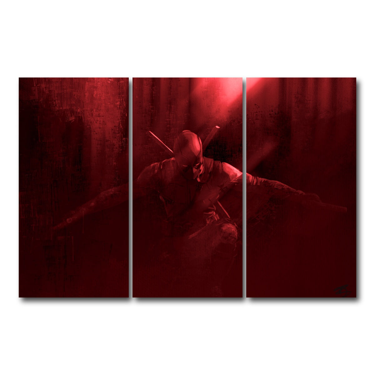 AUTO-MOCKUP WHITE | Dead | 3 Piece | Gallery Wrap Canvas | group=12x24
