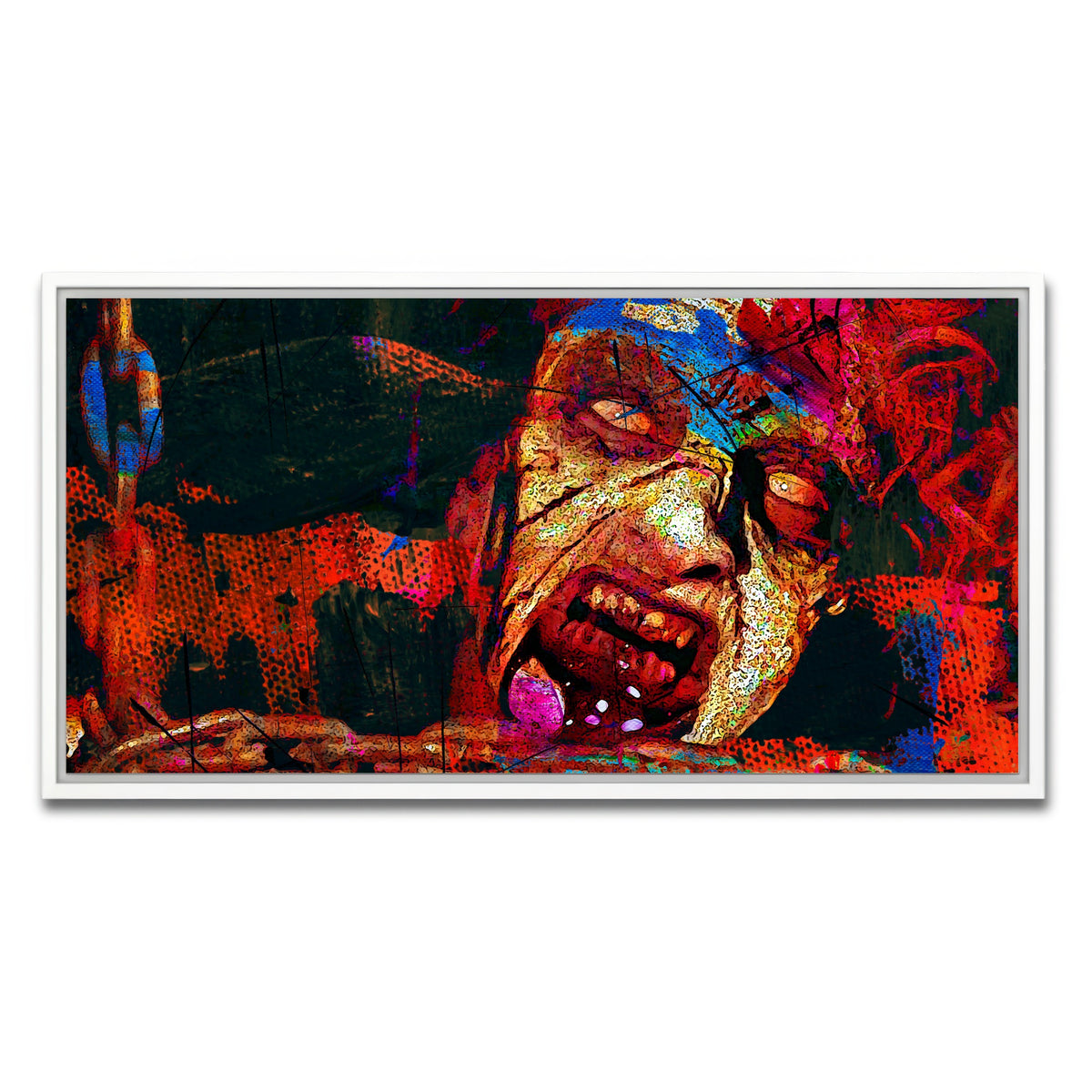 AUTO-MOCKUP WHITE | Deadite Cheryl | 1 Piece | White Framed Canvas | group=2x1