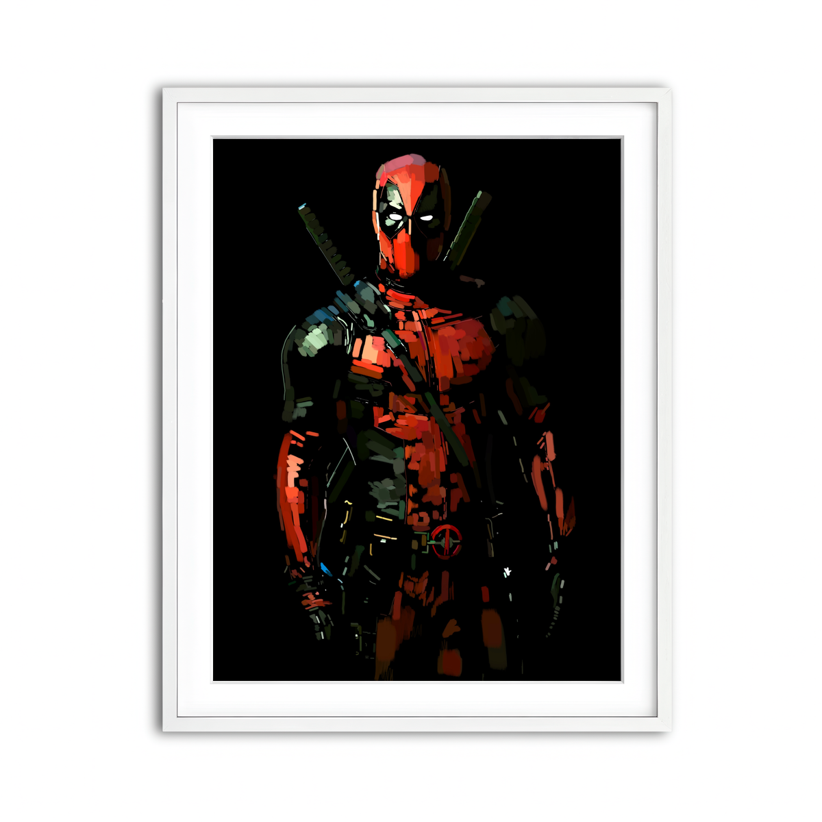 Framed Print 3x4 White