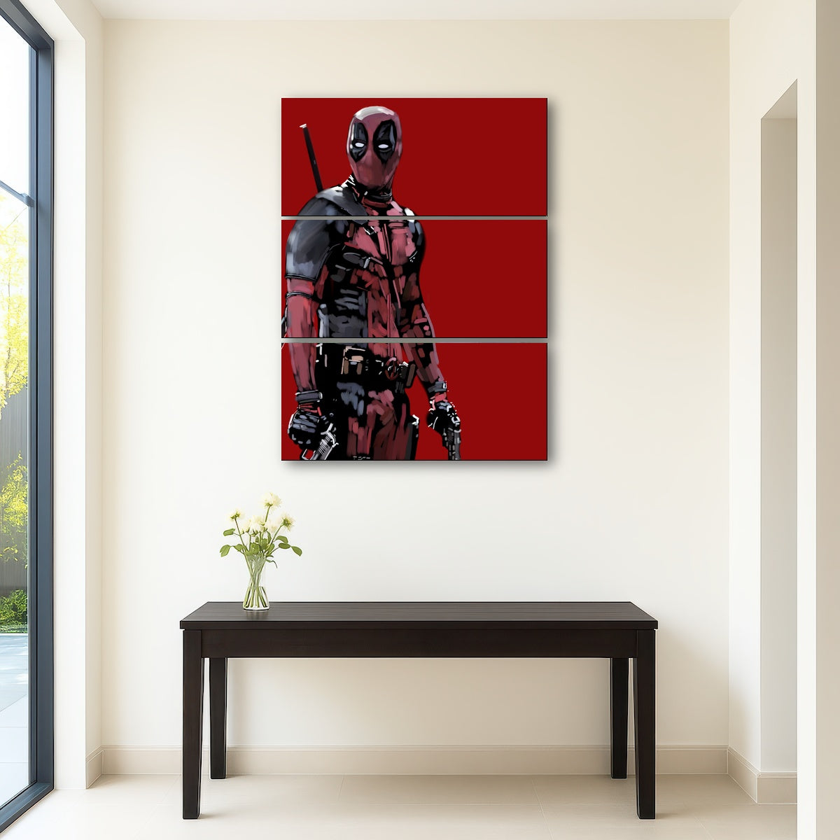 AUTO-MOCKUP ROOM | Deadpool on Red