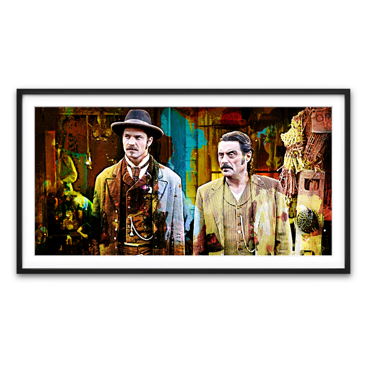 Framed Print 2x1 Black