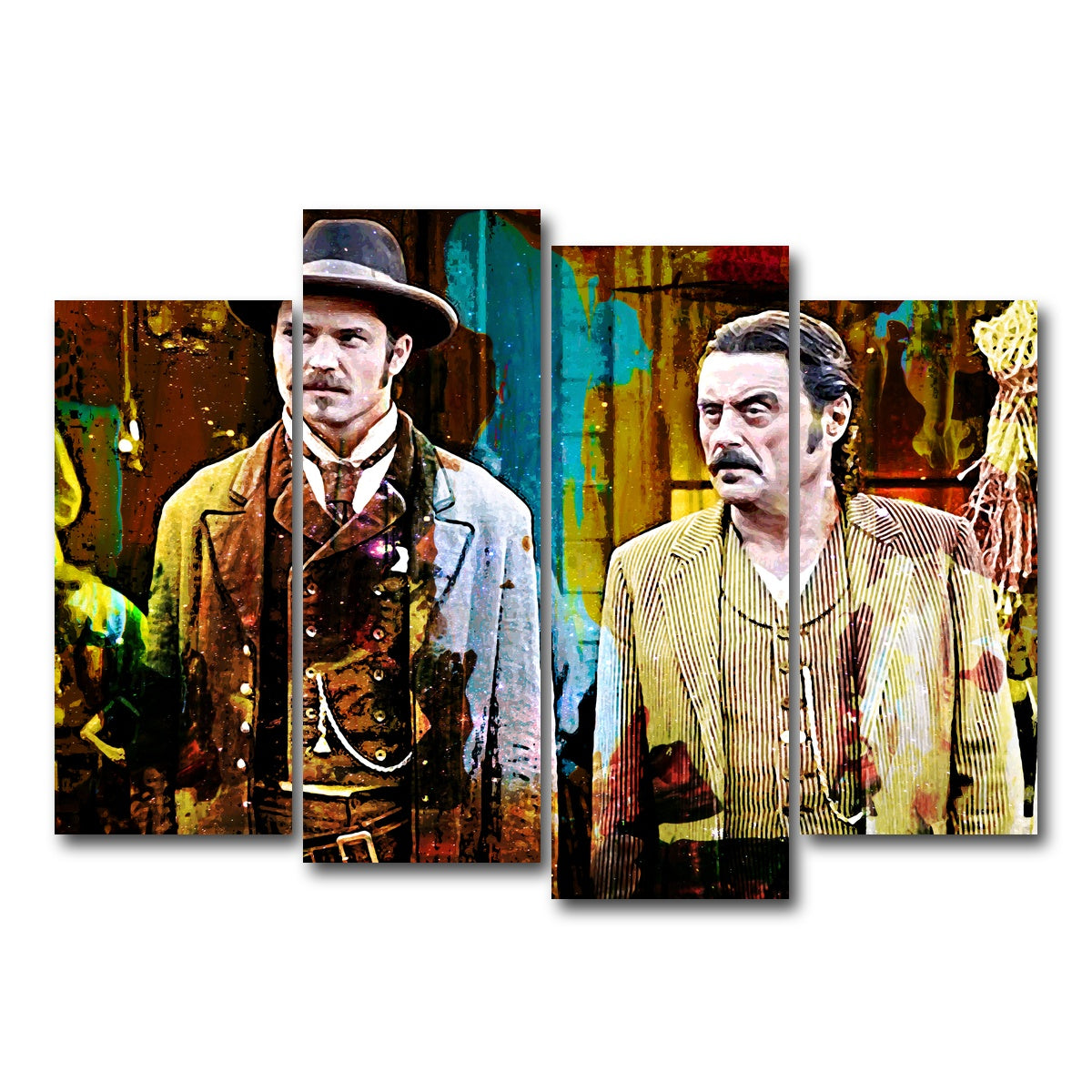 AUTO-MOCKUP WHITE | Deadwood | 4 Piece | Gallery Wrap Canvas | group=4_normal