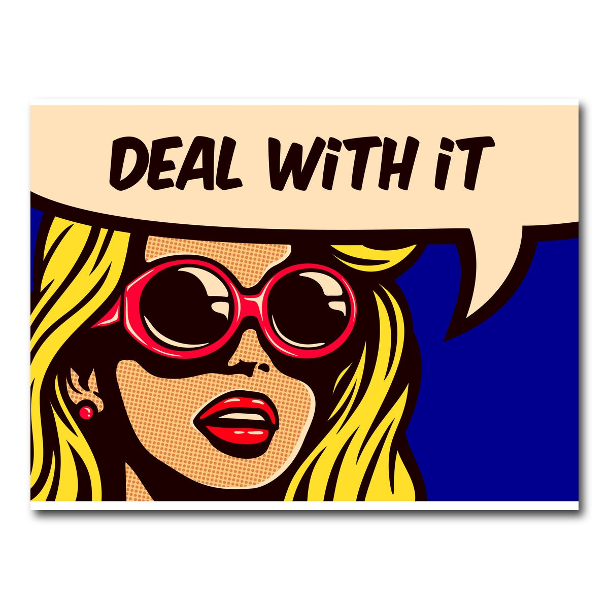 AUTO-MOCKUP WHITE | Deal With it | 1 Piece | Gallery Wrap Canvas | group=4x3