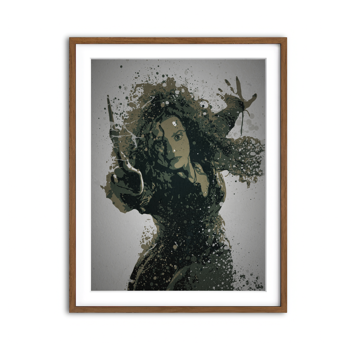 Framed Print 3x4 Walnut