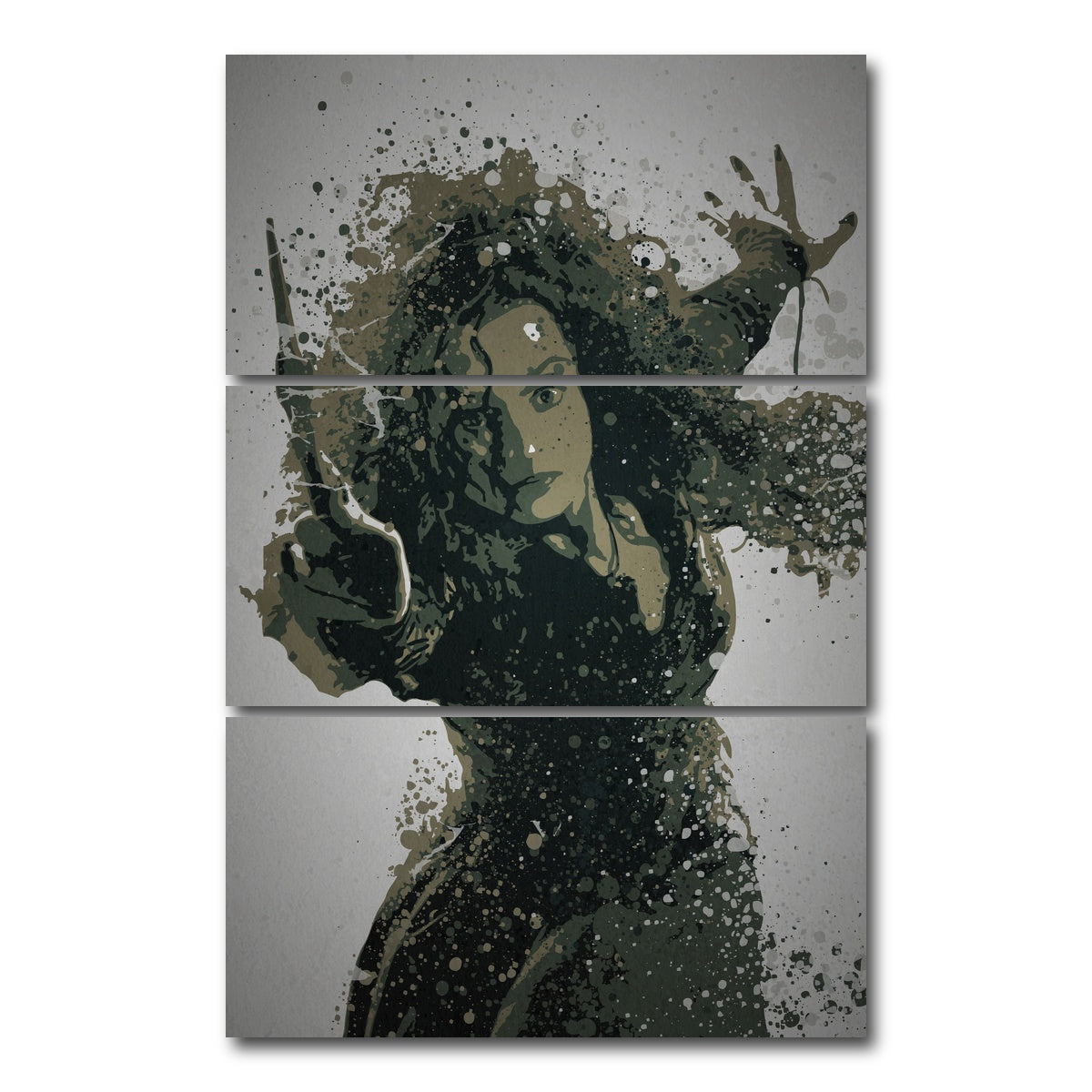 AUTO-MOCKUP WHITE | Death Eater | 3 Piece | Gallery Wrap Canvas | group=12x24_stacked