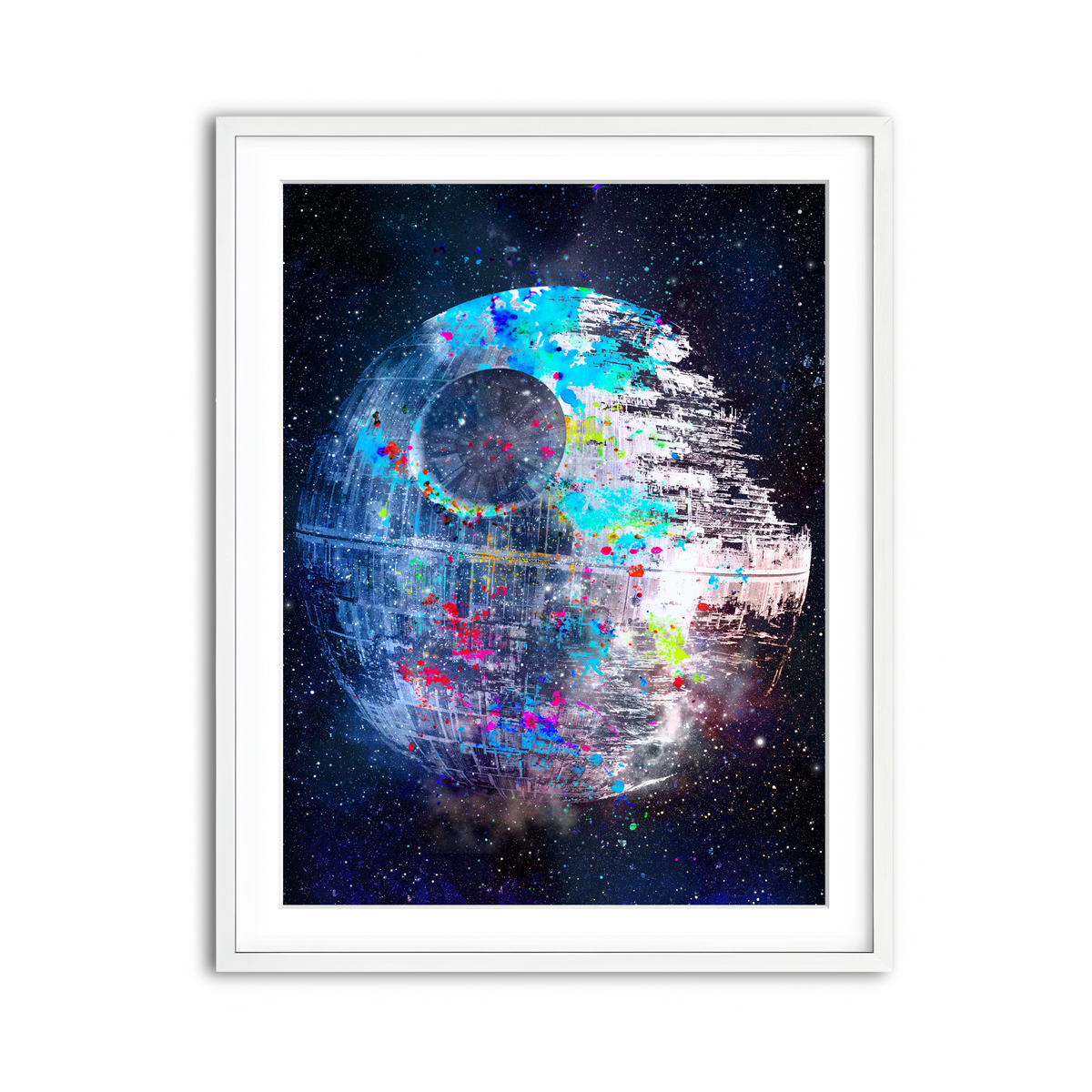 Framed Print 3x4 White