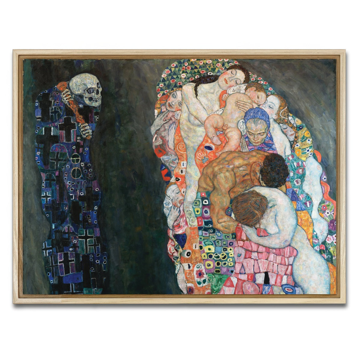 AUTO-MOCKUP WHITE | Death and Life | 1 Piece | Natural Framed Canvas | group=4x3