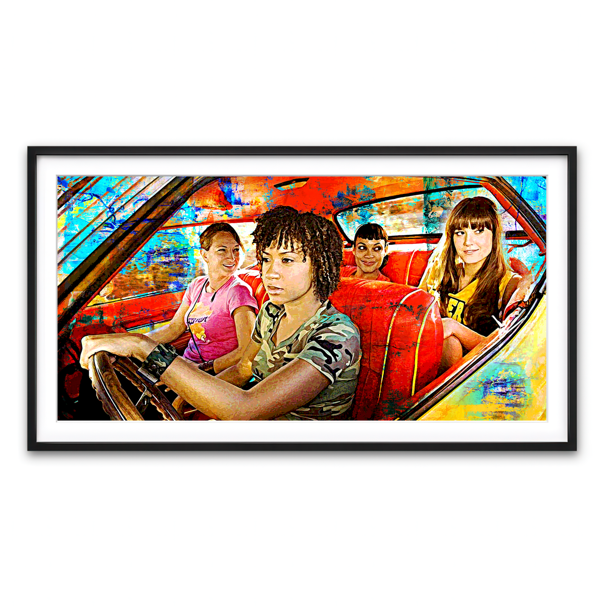 Framed Print 2x1 Black