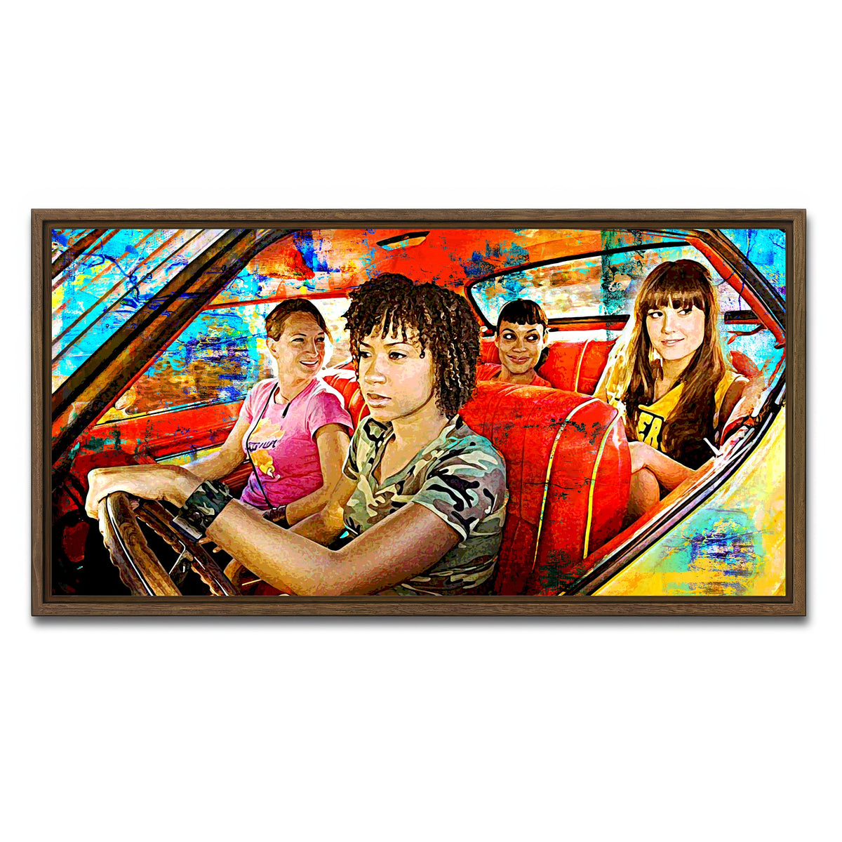 AUTO-MOCKUP WHITE | Deathproof | 1 Piece | Walnut Framed Canvas | group=2x1