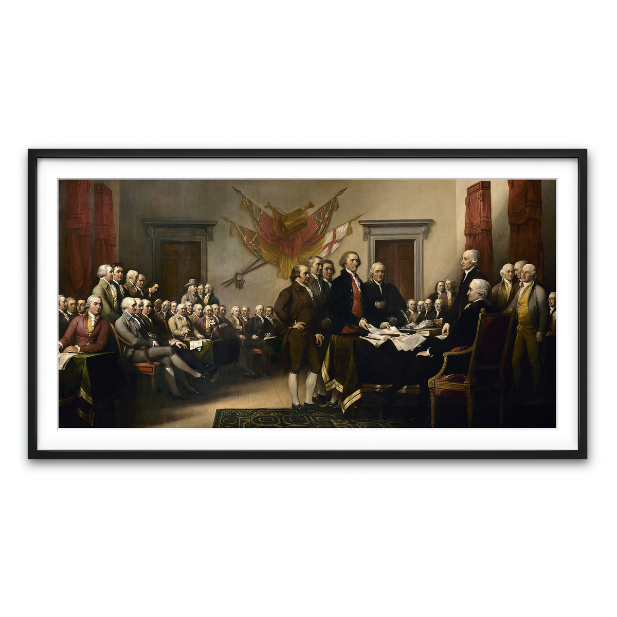 Framed Print 2x1 Black