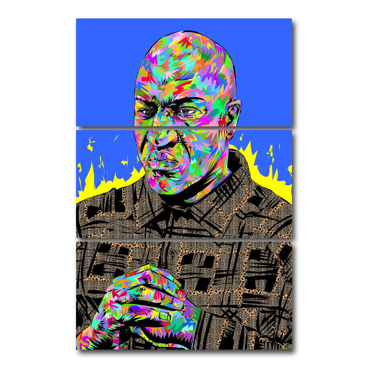 AUTO-MOCKUP WHITE | Deebo RIP | 3 Piece | Gallery Wrap Canvas | group=12x24_stacked